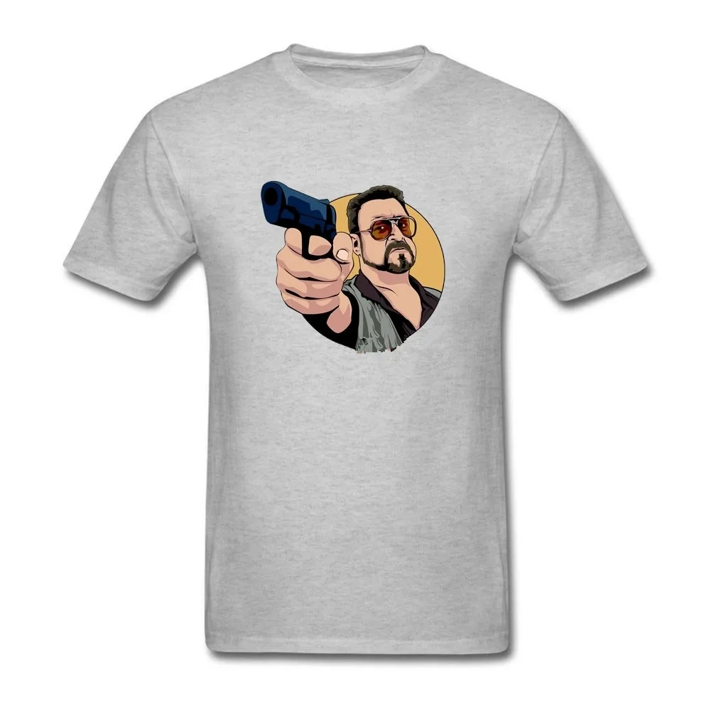 Летний стиль хип-хоп Топы корректирующие отметить его zero большой lebowsk футболка