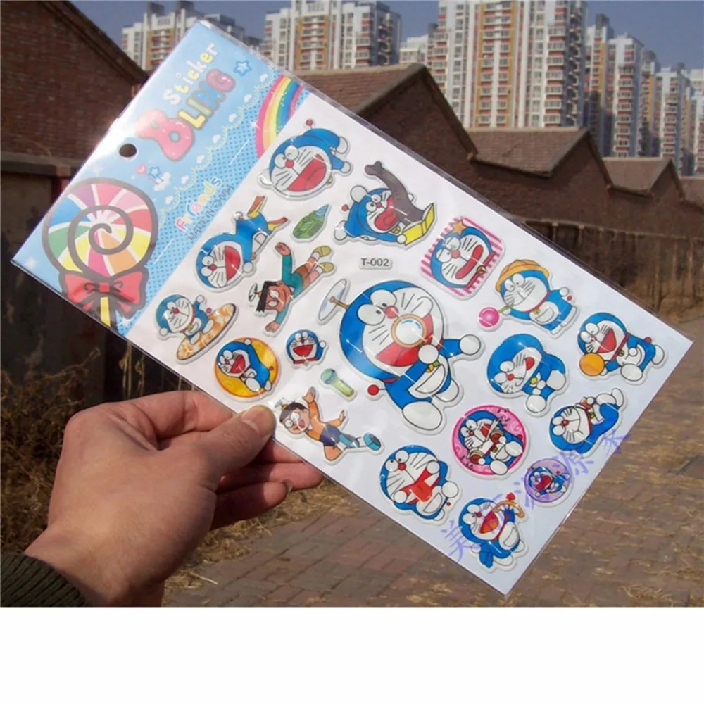 Машинка doraemon яркая наклейка в виде кошки 3D наклейки-пузыри Скрапбукинг для детей