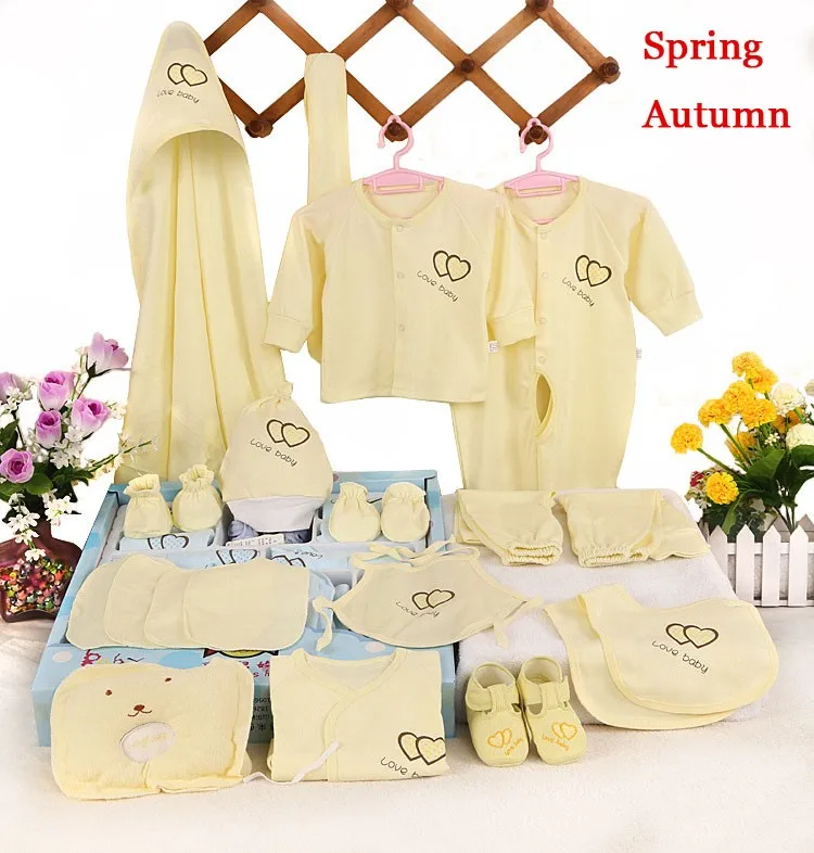 Emotion Moms/22 предмета, Одежда для новорожденных девочек одежда для малышей от 0 до 6 месяцев Одежда для мальчиков и девочек Подарочный комплект для малышей без коробки