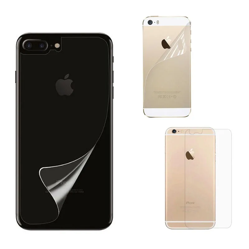 Прозрачная Матовая Глянцевая защитная пленка наклейка для iphone 5 5S SE 6 6S 7 8 Plus 11 Pro X XR XS 11pro Max задняя защитная крышка