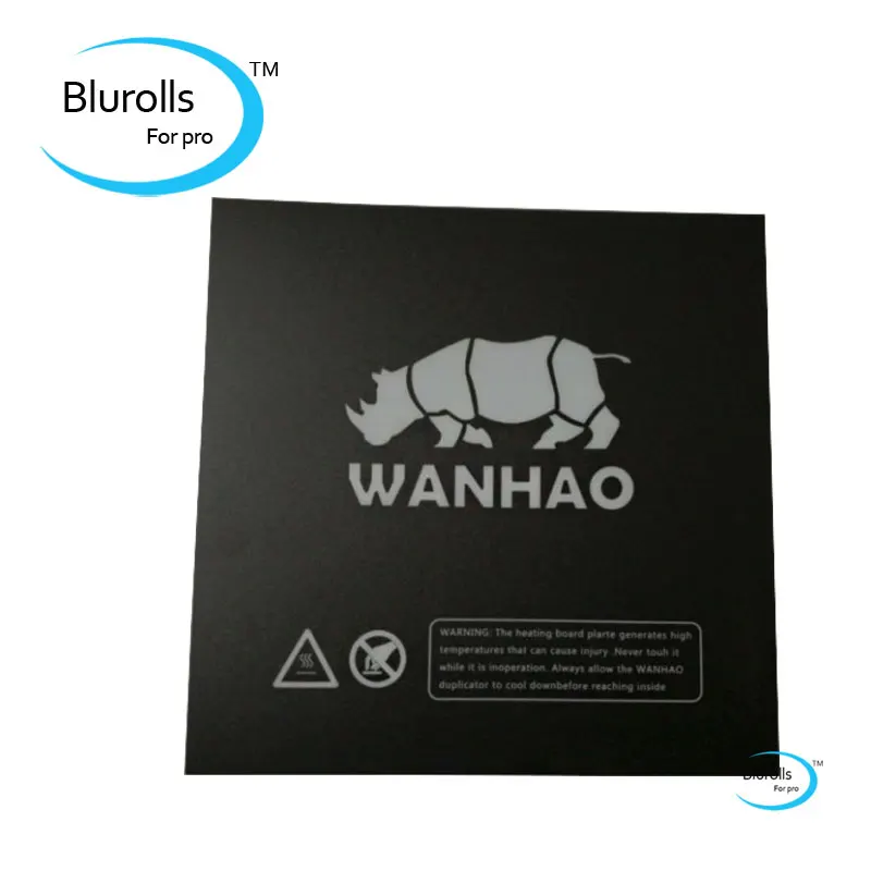 Wanhao i3 3D принтер Запасные части печать с подогревом наклейки для кровати Похожие с Buildtak Prusa i3 с подогревом пластины сборки пластины ленты черный