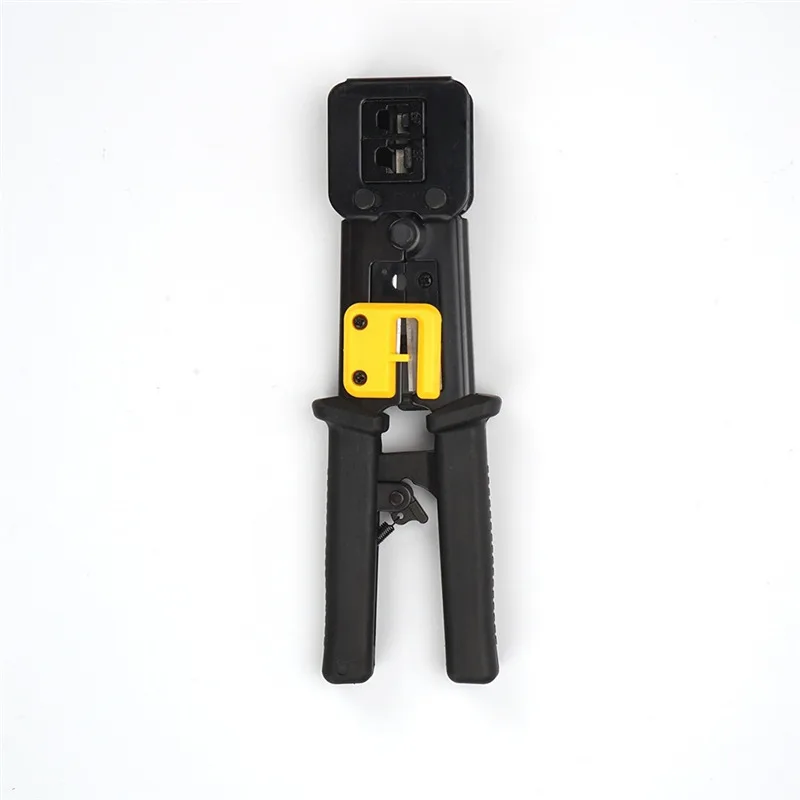 Черный Многофункциональный инструмент плоскогубцы RJ45 RJ11 6P 8P сетевой кабель обжимные плоскогубцы UTP STP провода зачистки плоскогубцы домашний ручной инструмент - Цвет: Черный