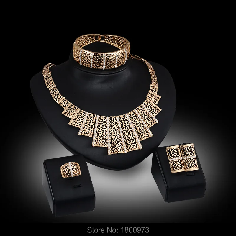 Новинка 2017 Модные Ювелирные наборы золотой цвет ожерелье с австралийским