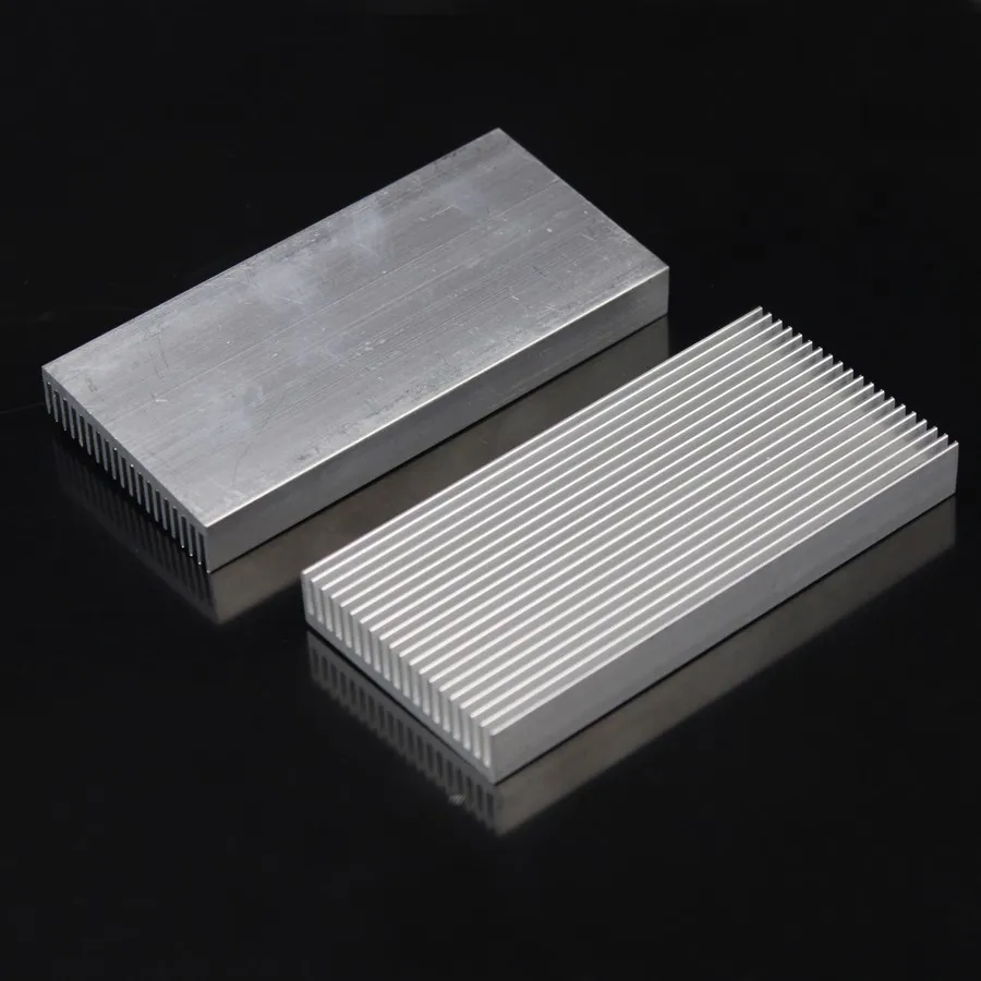 Радиатор Gdstime алюминиевый серебристый для охлаждения чипа IC 1 шт. 100x48x11 мм мм|radiator