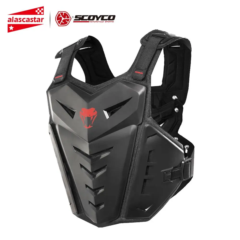 MC1007 Black SCOYCO мотоцикл броня мотоциклы езда Гонки грудь и спина протектор тела Броня жилет Мотокросс внедорожные Motocicleta - Цвет: MC1007 Black