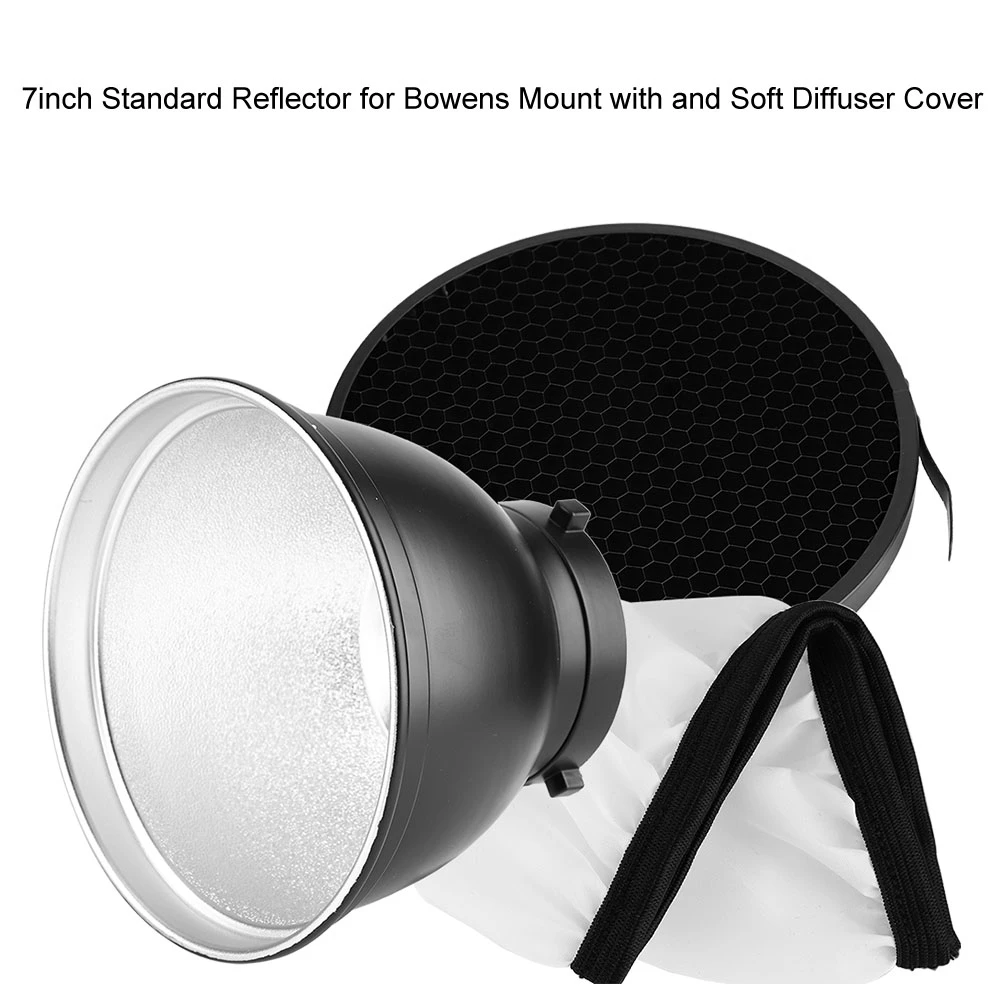 7 дюймов Стандартный отражатель для Bowens со и Soft Diffuser чехлы