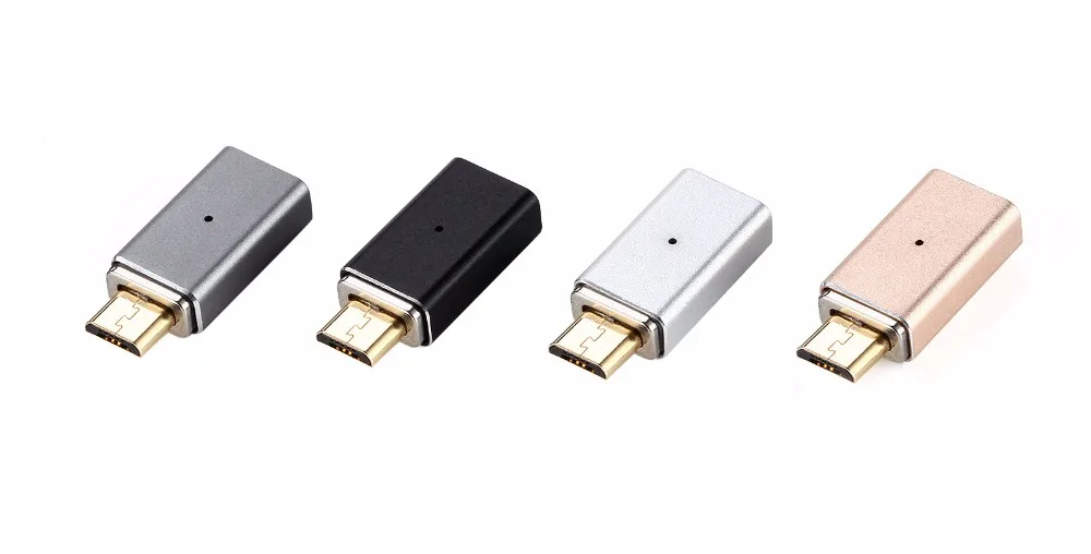 Новый 2th Gen Магнитный адаптер металлическая вилка Micro USB зарядный кабель конвертер