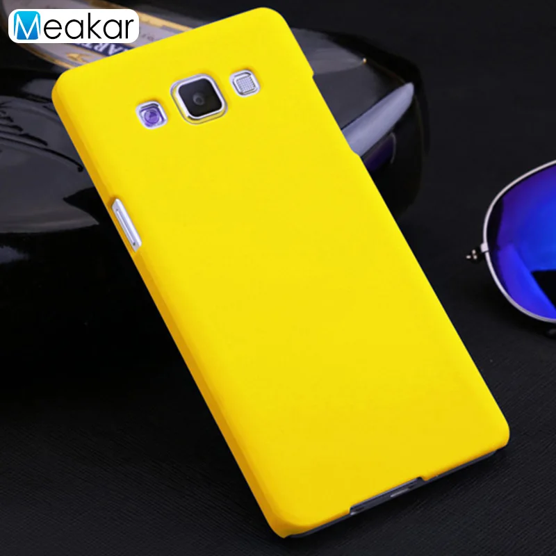Coque 5.5For samsung Galaxy A7 чехол для samsung Galaxy A7 Duos Sm A700 A700FD A700F A7000 телефона чехол-лента на заднюю панель - Цвет: yellow