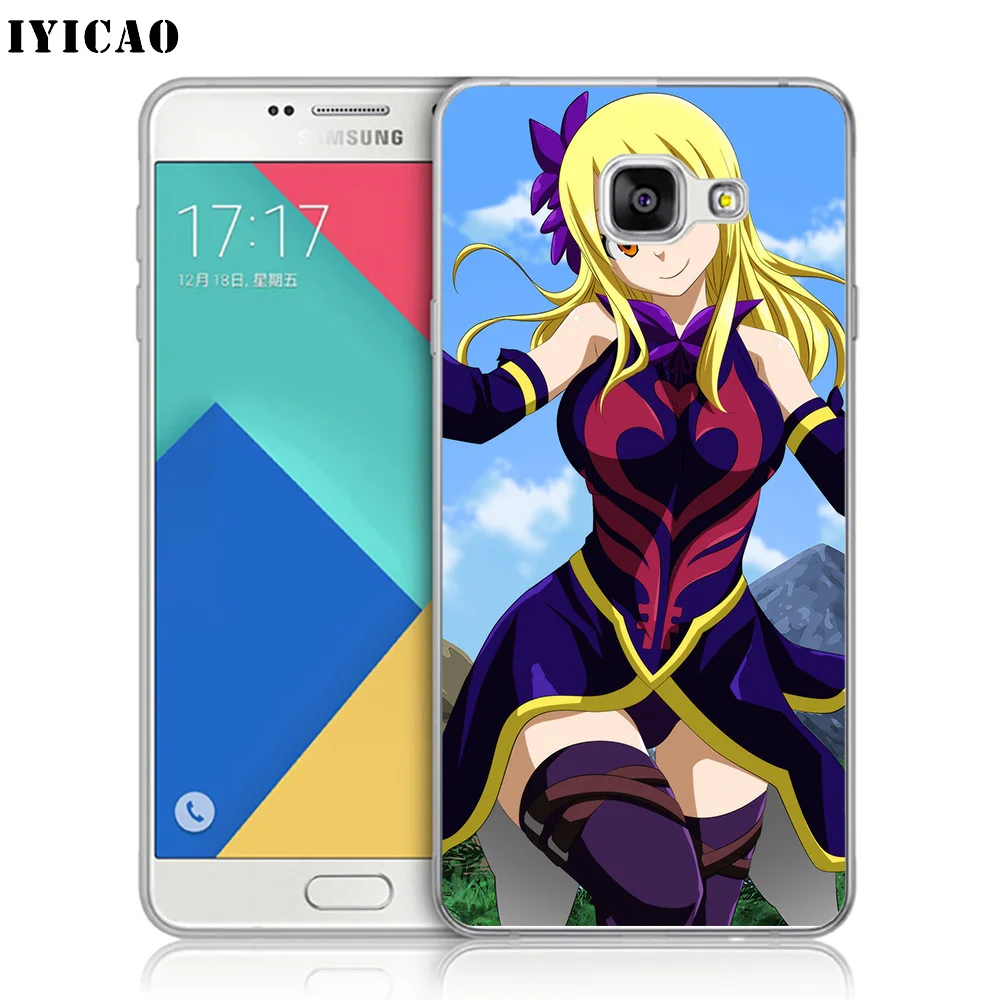 IYICAO Lucy Heartfilia Мягкий силиконовый чехол для телефона Samsung A10 A30 A40 A50 A70 M10 M20 M30 TPU