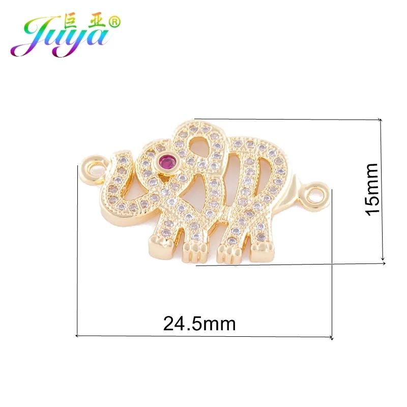 Ювелирная фурнитура Juya для рукоделия сделай сам соединитель в виде слона шармы