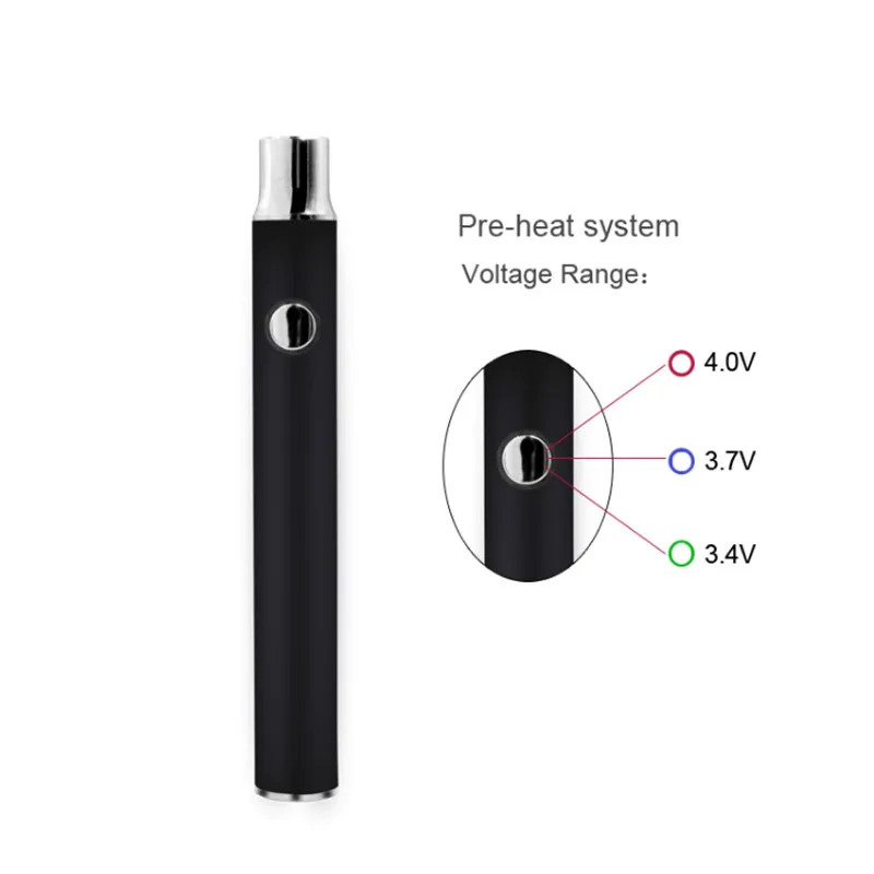 50 шт./лот батарея для предварительного нагрева электронных сигарет 350 мАч