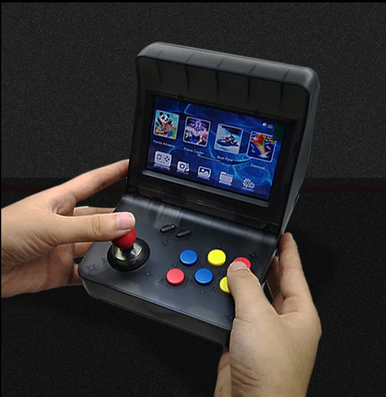 Новая портативная мини игровая консоль в стиле ретро 4 3 дюйма 64 бит 3000 видеоигр