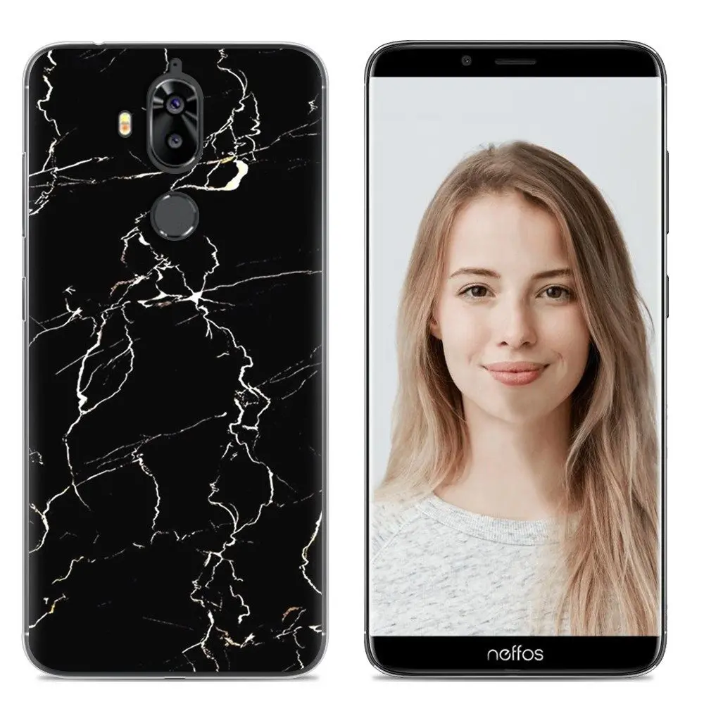 Мягкий чехол для телефона, силиконовый чехол для TP-LINK Neffos X9, 5,99 дюйма, модный прозрачный чехол из ТПУ с красочным рисунком - Цвет: 16