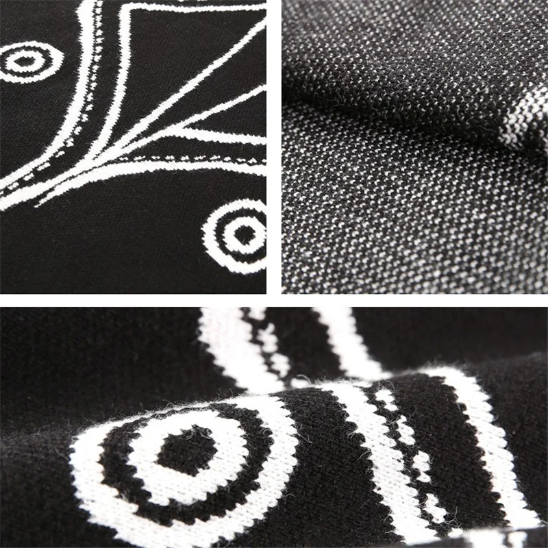 2019 Spring New Women Knitted Pullover Korean Loose High Collar Cloak Knitwear Mid-Long Autumn Winter Bat Sweater Female Vs534 | Женская