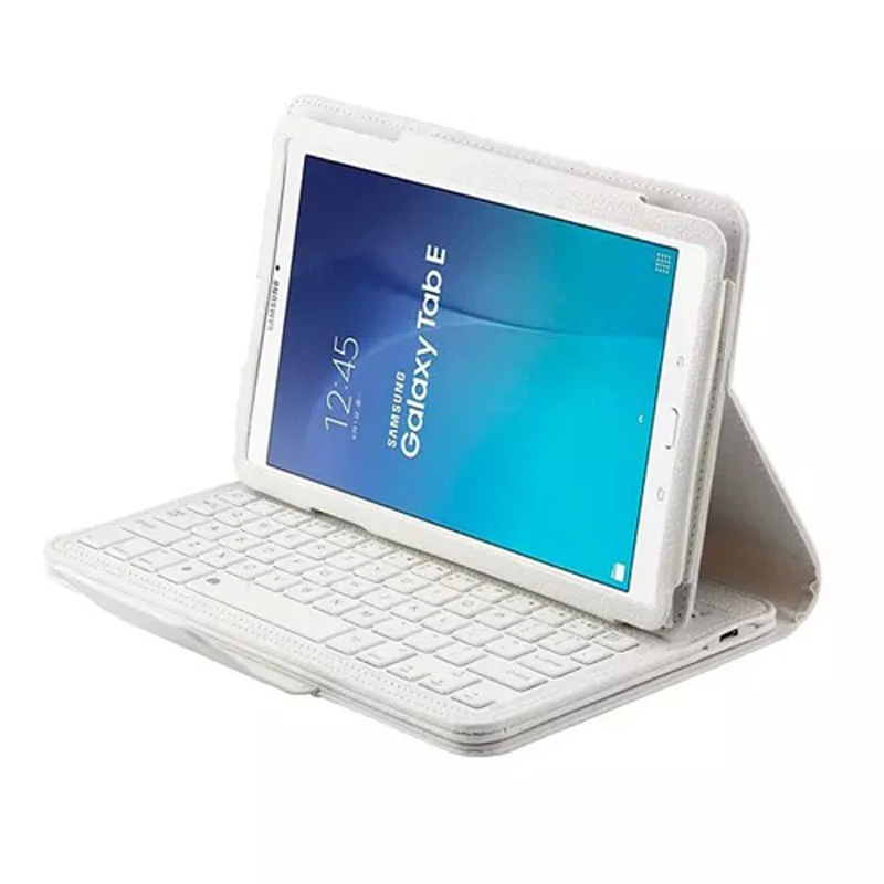 2 в 1 Съемный беспроводной Bluetooth клавиатура и защитный чехол из искусственной кожи