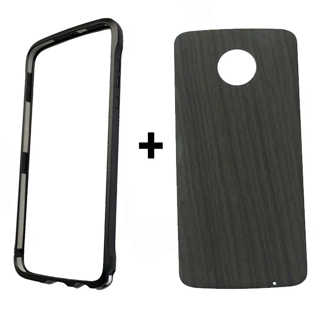 bumper grey Чехол-бампер для moto rola moto Z4 Z3 Play Z2 Play Z2 force, совместимый с модами moto, противоударный алюминиевый металлический каркас, бампер - Цвет: bumper grey