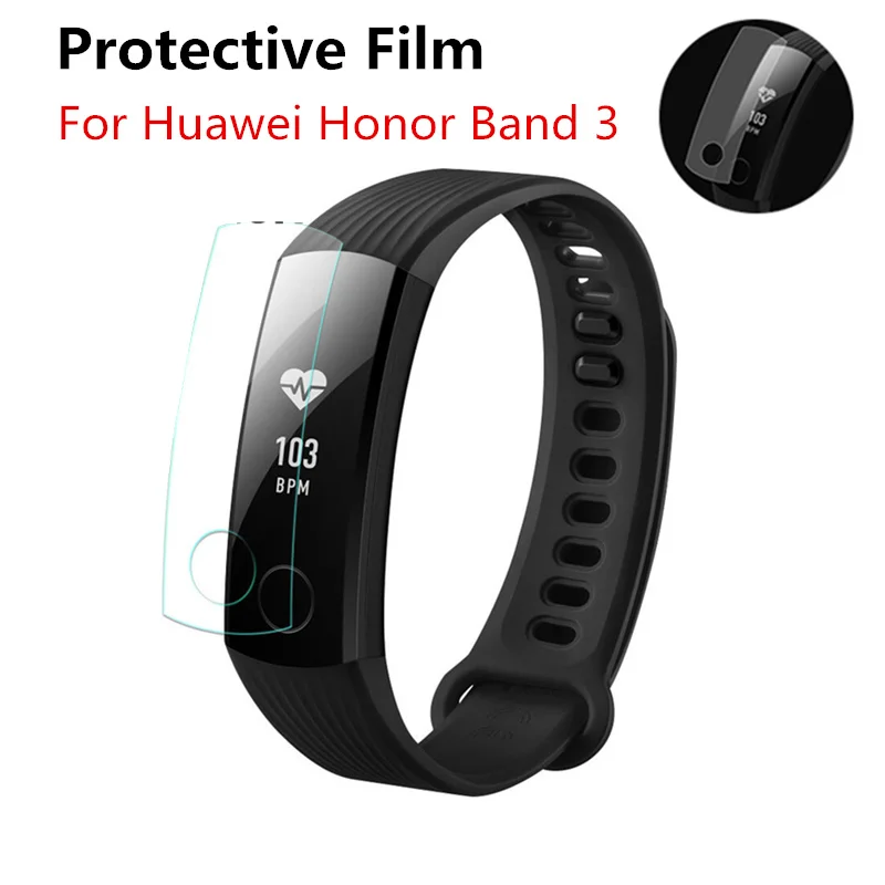 ALANGDUO, защитная пленка для huawei Honor Band 3, умный браслет, мягкий TPU, ультра чистый экран, HD защитная пленка для Honor Band 3