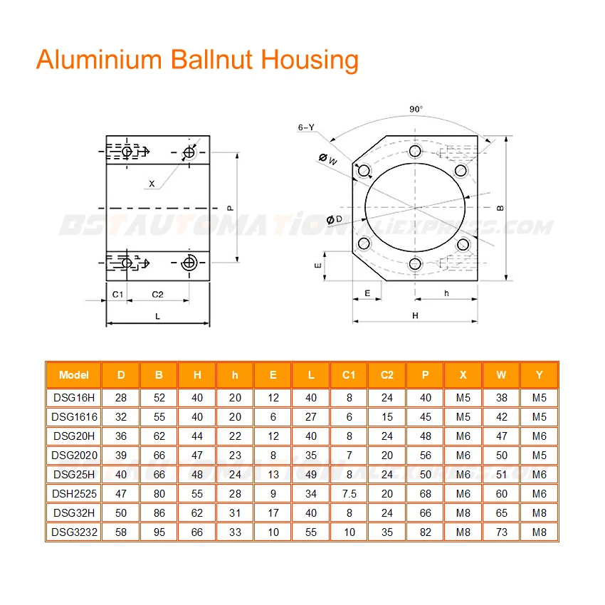 2010 шариковый винт 1200 мм конец обработанный SFU2010 корпус шариковой гайки FK15 FF15