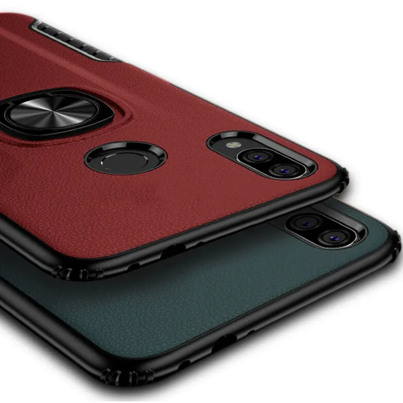 Для Red mi Note 6 7 8 Pro Чехол с магнитом автомобильный стенд для колец на палец