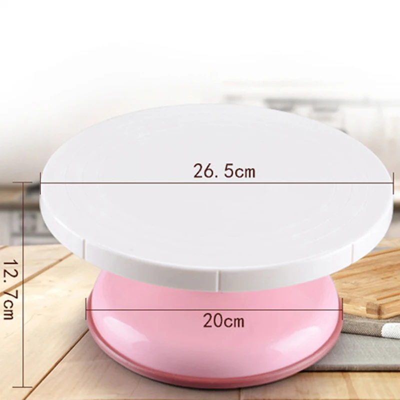 Вращающийся стол Fodd из АБС пластика для украшения тортов противоскользящая