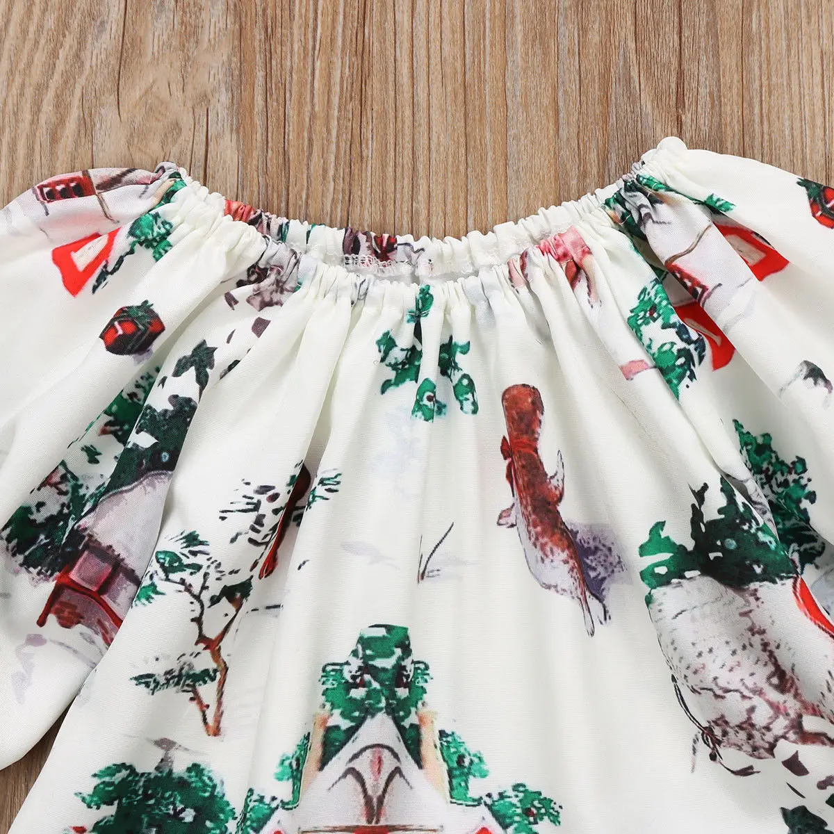 Рождественское милое летнее От 1 до 5 лет платье для новорожденных девочек