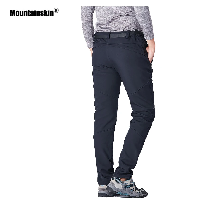 Mountainskin мужские и женские зимние уличные спортивные брюки ветрозащитные