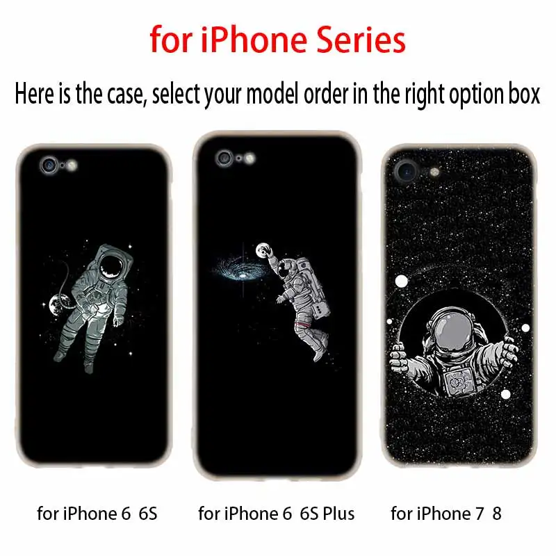 Чехлы для телефонов силиконовый мягкий чехол iPhone 11 Pro X XS Max XR 6 6S 7 8 Plus 5 4S SE funny Space Love