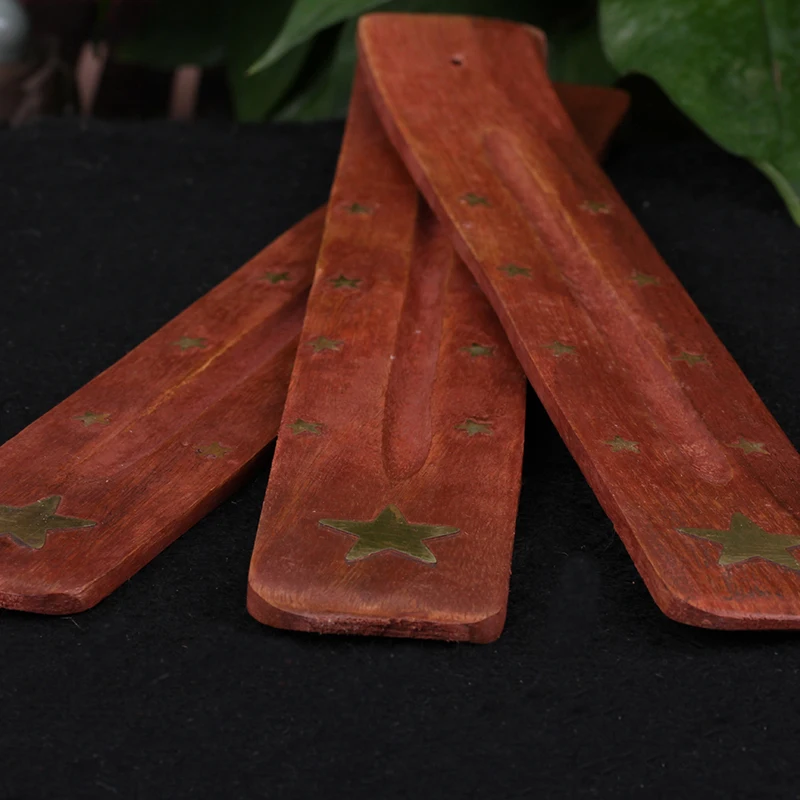 Индийская деревянная тарелка из розового дерева индийская маленькая для