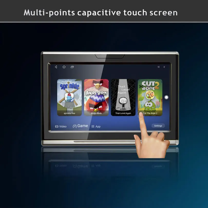 10 1 дюймов ультратонкий сенсорный экран Android подголовник плеер (1 шт.)|Мониторы для
