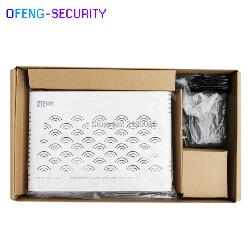 10 шт./лот ZTE F660 5 0 GPON ONU ONT маршрутизатор Поддержка FTTH HGU 4FE + 2TEL USB wifi такая же функция