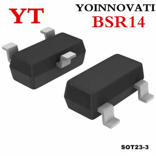 

50 шт./лот BSR14 R14 SOT23 IC лучшего качества