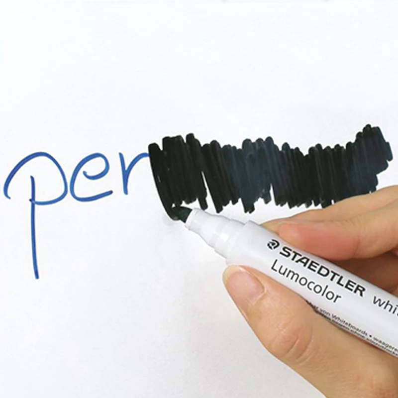 4 шт./лот STAEDTLER 351 2 мм маркер для сухой белой доски Легко протирается офисные и