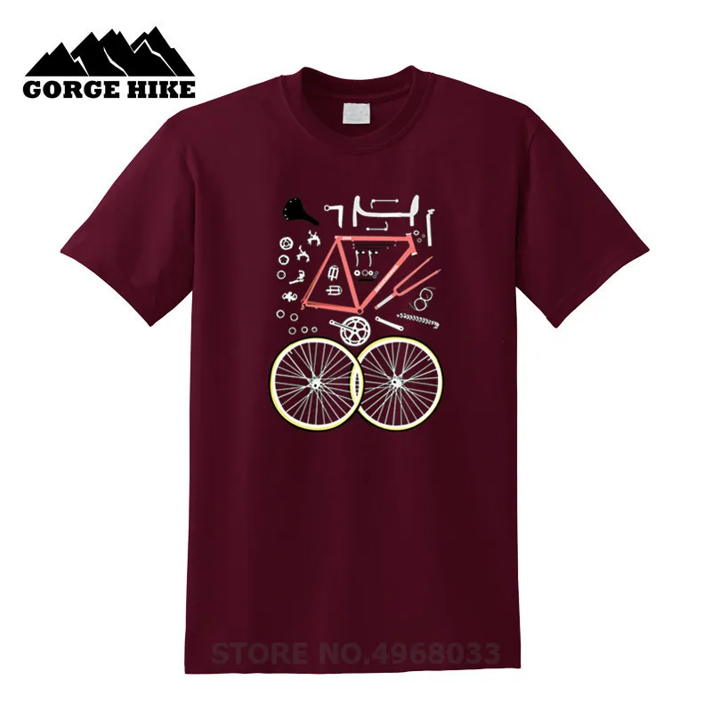 2019 Новый дизайн MTB Enduro байкер футболка мужская горная забавная homme велосипедные