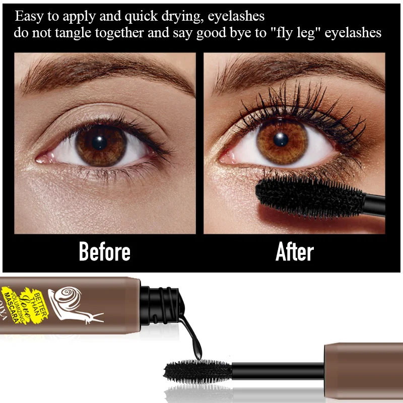 KAQIYA 9055 Perfect Beauty водостойкая долговечная быстросохнущая супер плойка Черная тушь