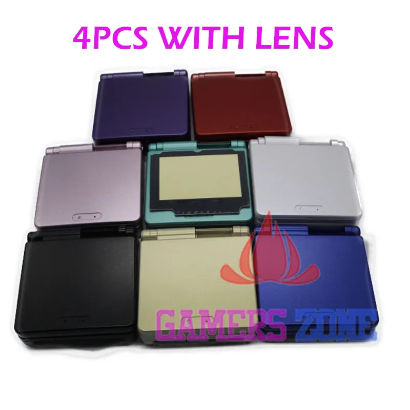 4 шт. корпус чехол для Nintendo Gameboy Advance Sp GBA SP запасная часть экрана с объективом|case