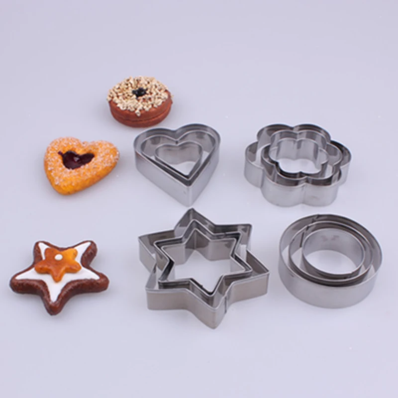 1 Набор/12 шт средство для выпечки торта Форма помадки из нержавеющей стали форма