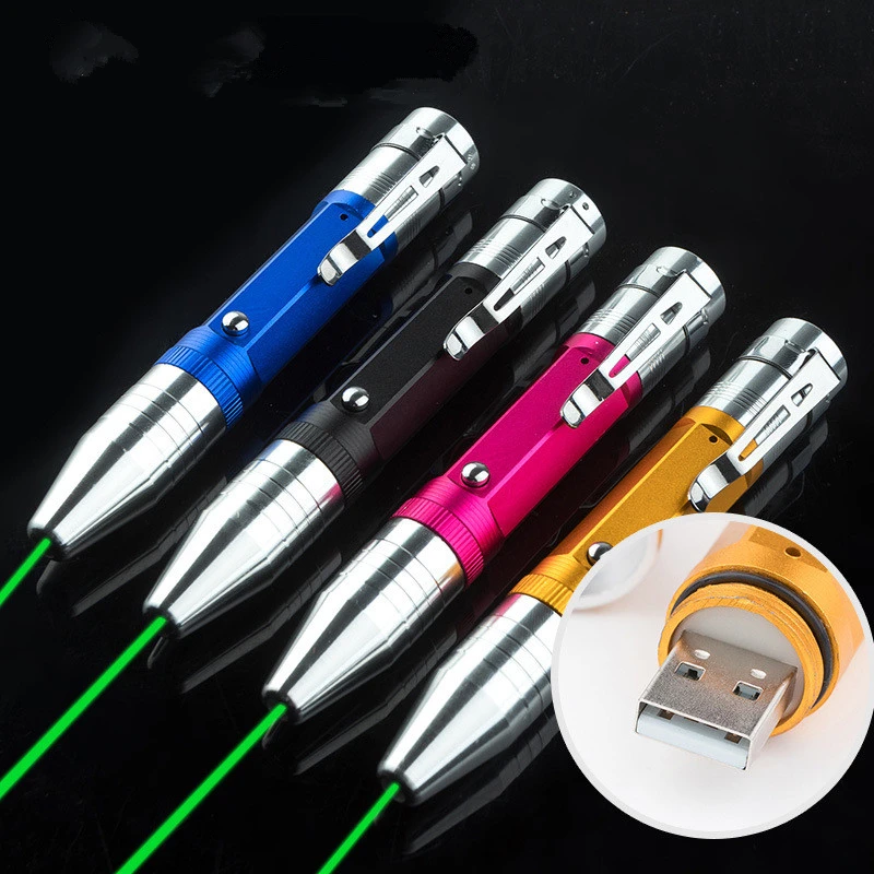 Тактический зеленый лазер Охота Rife прицел лазерный видеоискатель ручка зарядка