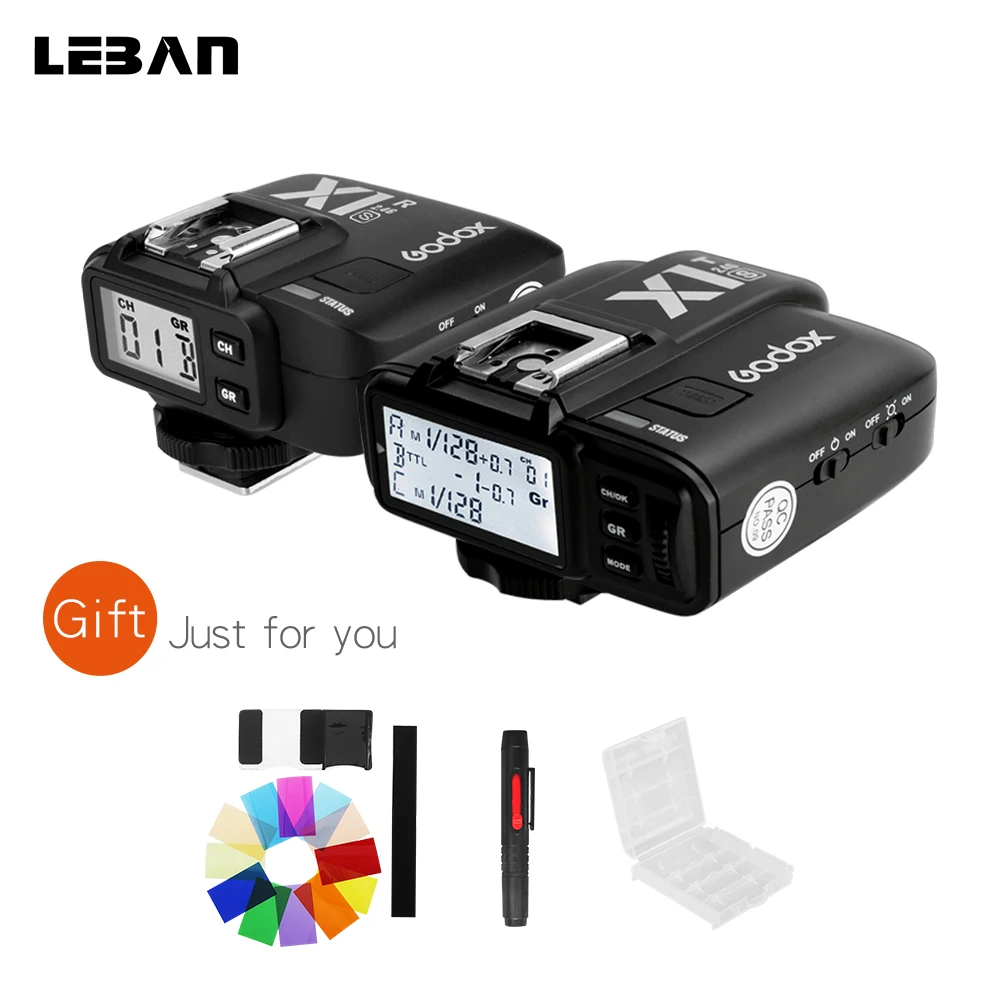 Godox X1S передатчик + приемник TTL 2 4G HSS Высокоскоростная синхронизация 1/8000s