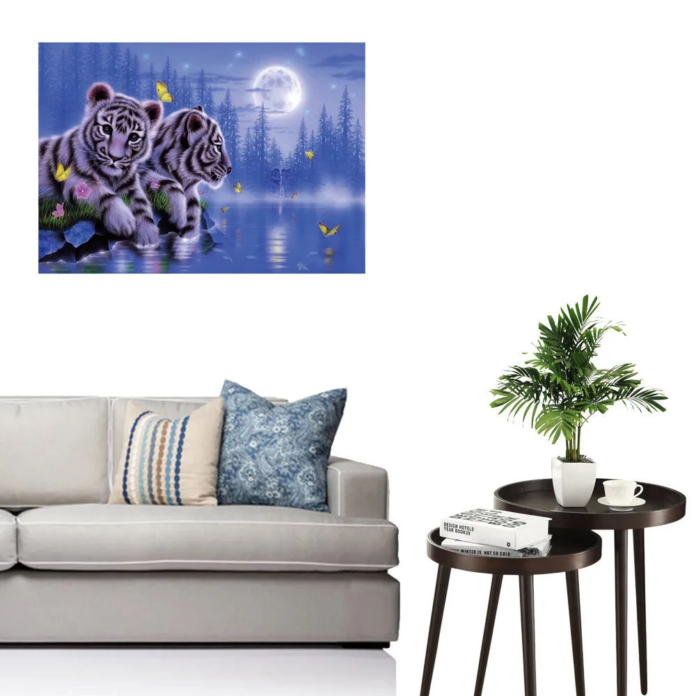 2018 Настенная Наклейка 5D со стразами и вышивка крестиком домашний декор настенная