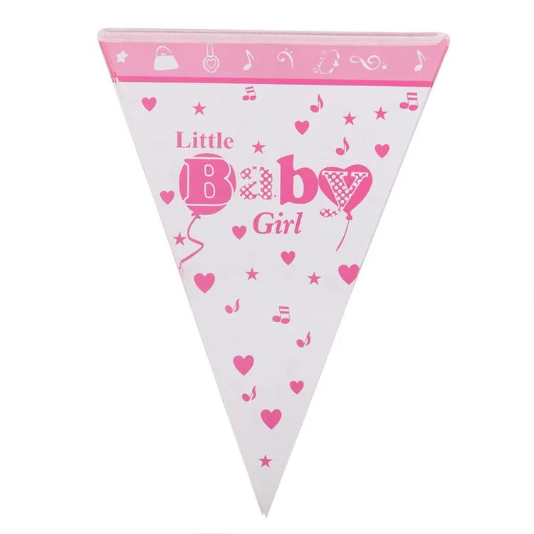 1 Набор (12 шт.) бумажные флажки для маленьких девочек и мальчиков праздничные