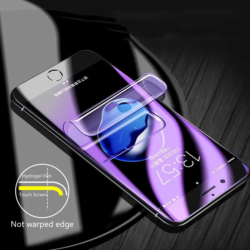 Полное покрытие для Samsung Galaxy S9 Plus S8 Note 9 8 защита экрана из мягкого ТПУ с защитой от