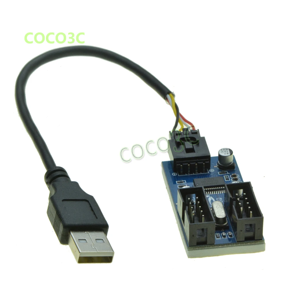 Удлинительный Кабель USB 2 0 Male 1 9Pin карта на 9 контактный usb концентратор разъем