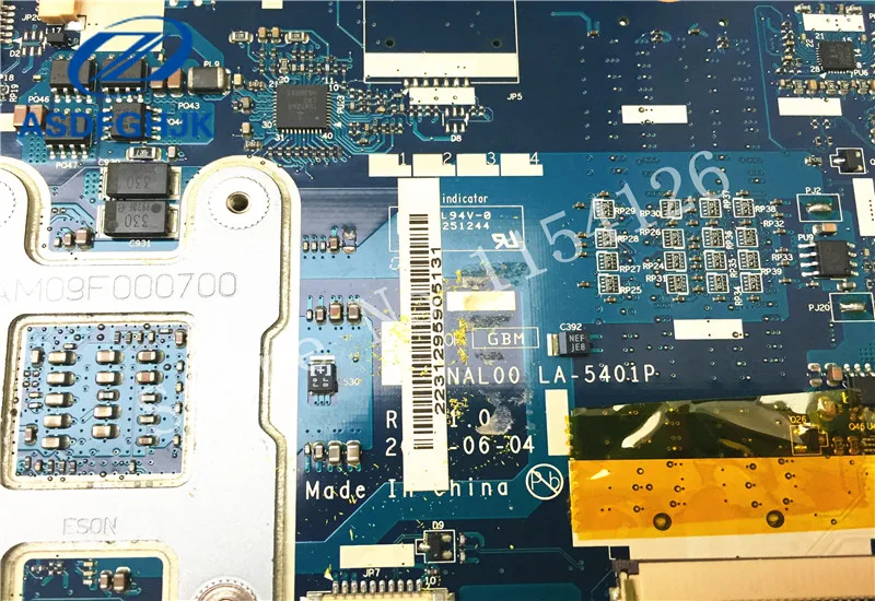 Wholesale Laptop motherboard MB.PJU02.001 NAL00 LA-5401P for ACER Aspire 5534 5538 MBPJU02001 Integrated DDR2 100% Testing | Компьютеры и
