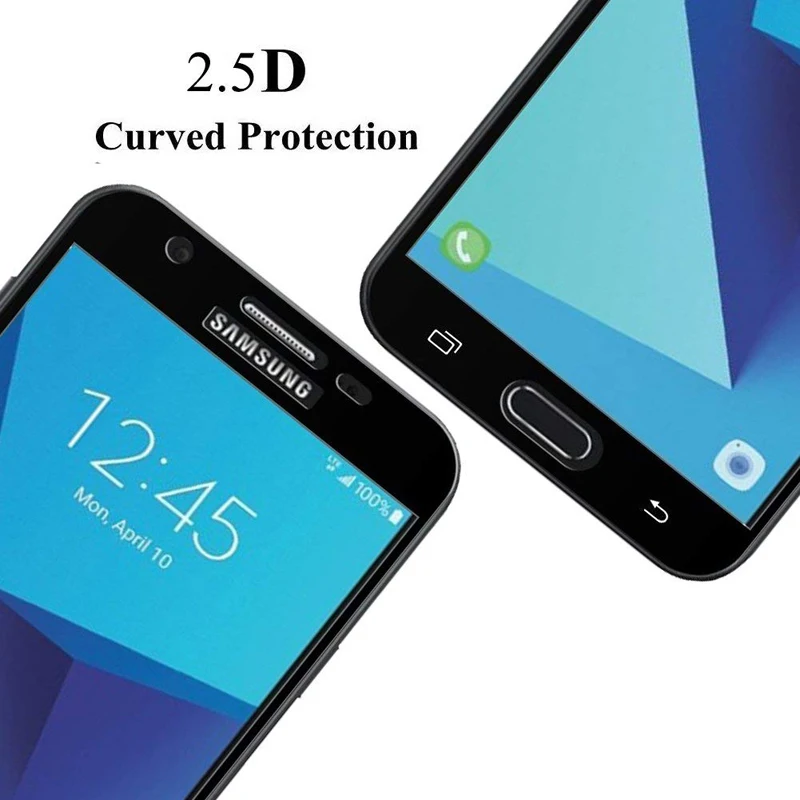 9H полное покрытие закаленное стекло для Samsung Galaxy J4 J6 2018 J5 J3 J7 A5 2017 A530F J530F J510F A6 Plus