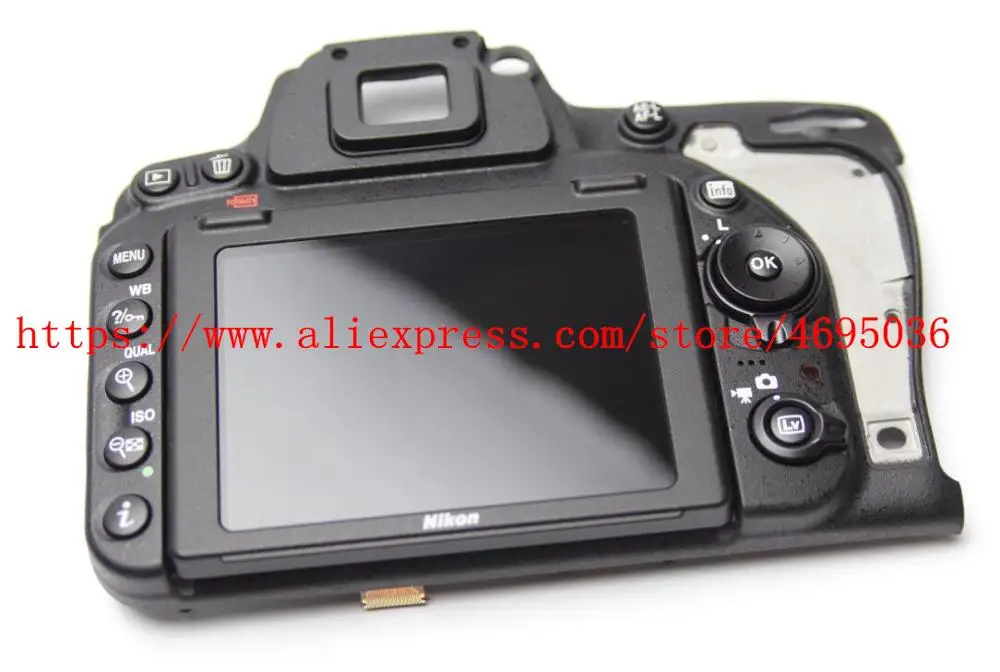 

95%new Back Cover Back Case with LCD,Button,Flex cable FPC For Nikon D750 Camera Replacement Unit Repair Parts