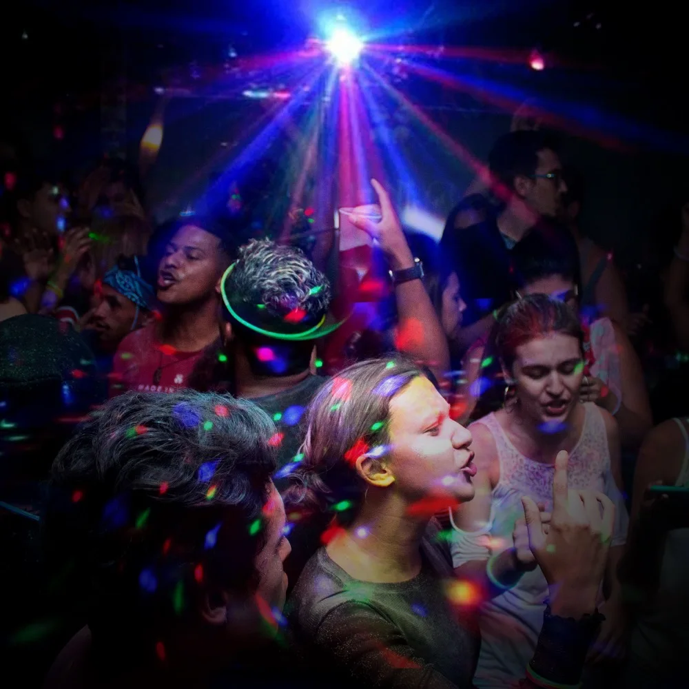 Идеальный для вечерние портативный Bluetooth динамик + 9 цветов носветильник s