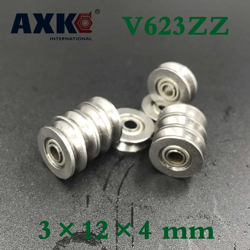 Axk V623zz 623vv 623 V паз глубокий шаровой подшипник 3x12x4 мм следы ходьба направляющие