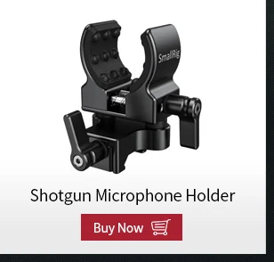SmallRig DSLR камера клетка держатель микрофона(Холодный башмак) с 19-25 мм Диаметр микрофона амортизатор держатель-2352