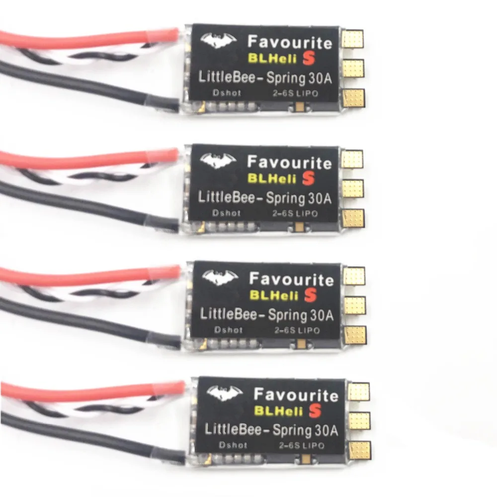FVT LITTLEBEE Little bee BLHeli s SPRING 20A / 30A ESC 2 6 S поддерживает Mulitshot DSHOT Oneshot42 OneShot125