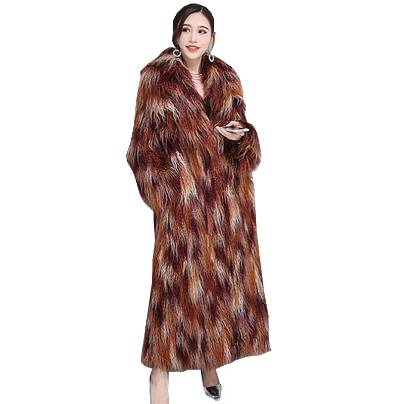 2018 Новая зимняя женская шуба из лисьего меха модная шерсть одежда тепло. | Женская